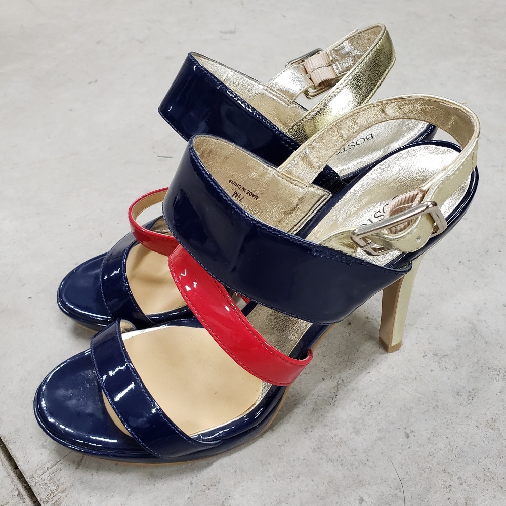 Boston Proper Navy and Red Heels